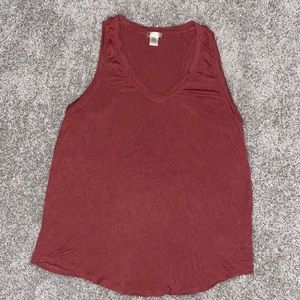 Loose fit racer back tank top size medium